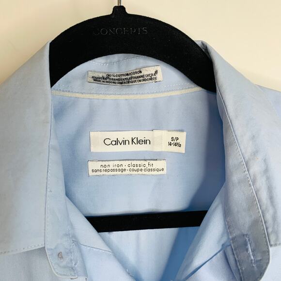 Calvin Klein Upcycled Rhinestone Embellished Shirt Button Up Sz Small - Picture 4 of 7